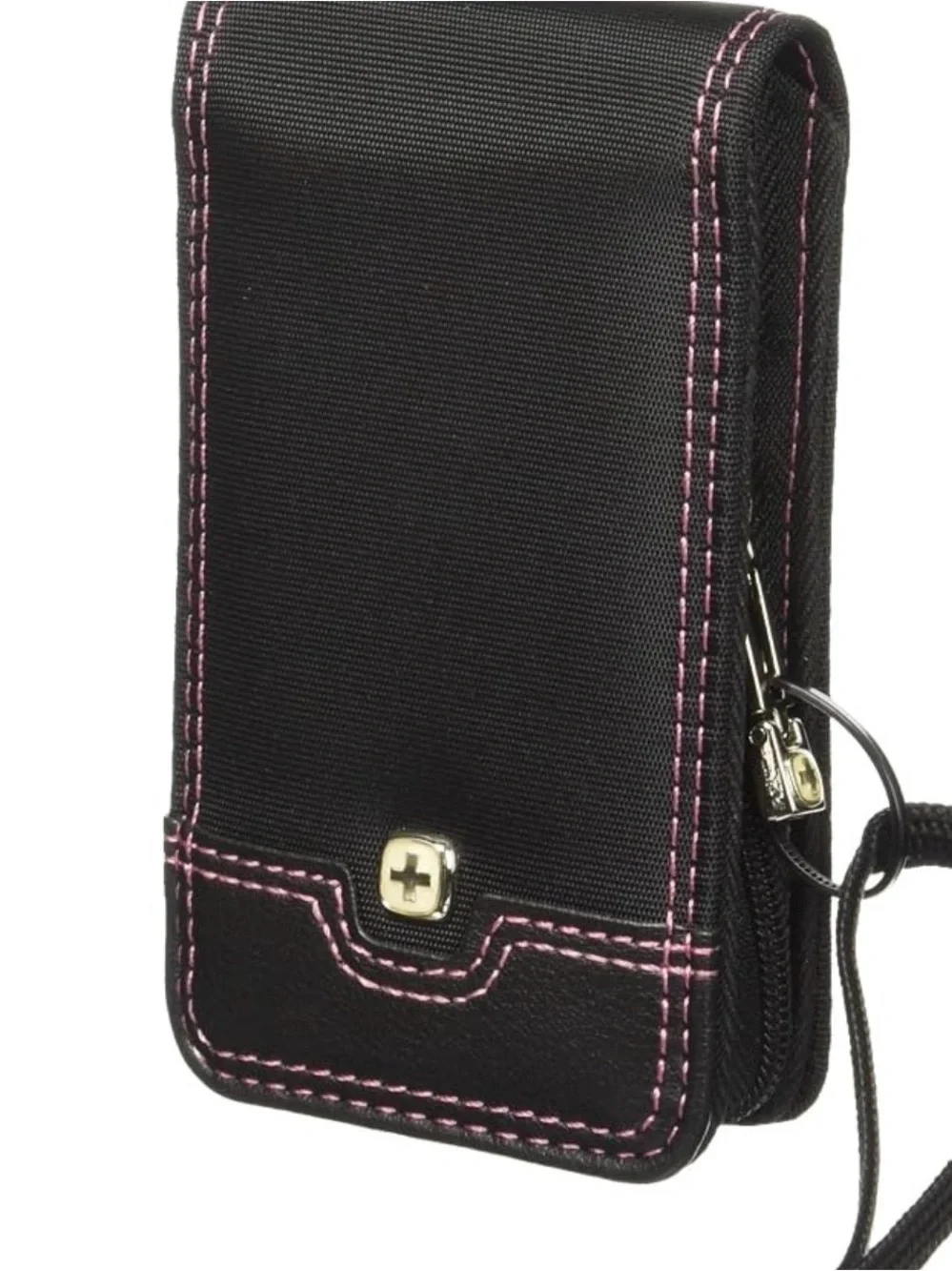 SWISSGEAR Black and Pink Portable Small Camara Case NWT